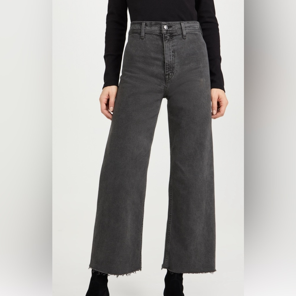 Pistola Penny Crop Wide-Leg Jeans